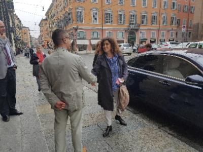 Modena. Sopralluogo del ministero all'ex ospedale Sant'Agostino 