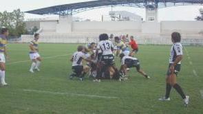 Una fase della partita giocata e vinta contro il Parma