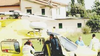 La gravità delle condizioni di Leandro Parisi avevano richiesto l’intervento dell’eliambulanza