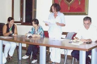 Da destra Enrico Rossi, Francesca Vogesi, Daniela Belliti e Carla Strufaldi