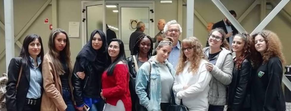 Gli studenti di Sassuolo in udienza
