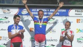 <strong>CAMPIONE.</strong> Mirco Balducci sul podio Praloup