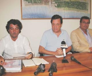 <strong>ISTITUZIONI LOCALI. </strong>Stefano Baccelli (Provincia), Claudio Martini (Regione) e il sindaco Luca Lunardini