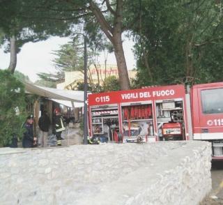 I vigili sull’incendio del pub Inferno