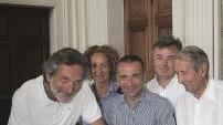 La firma della convenzione con i rappresentanti dei tassisti