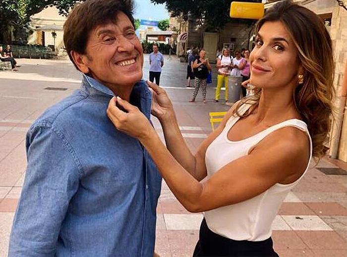 Gianni Morandi ed Elisabetta Canalis