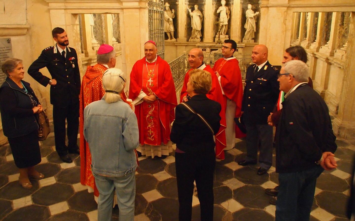 Il nunzio apostolico in preghiera all’Asinara 