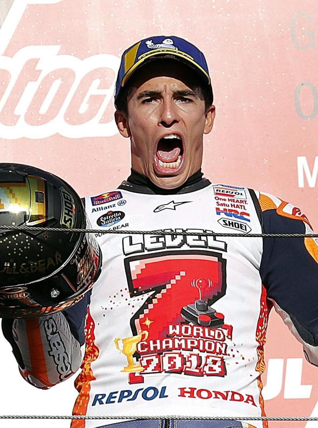  Marquez inafferrabile: il Mondiale MotoGp è suo 