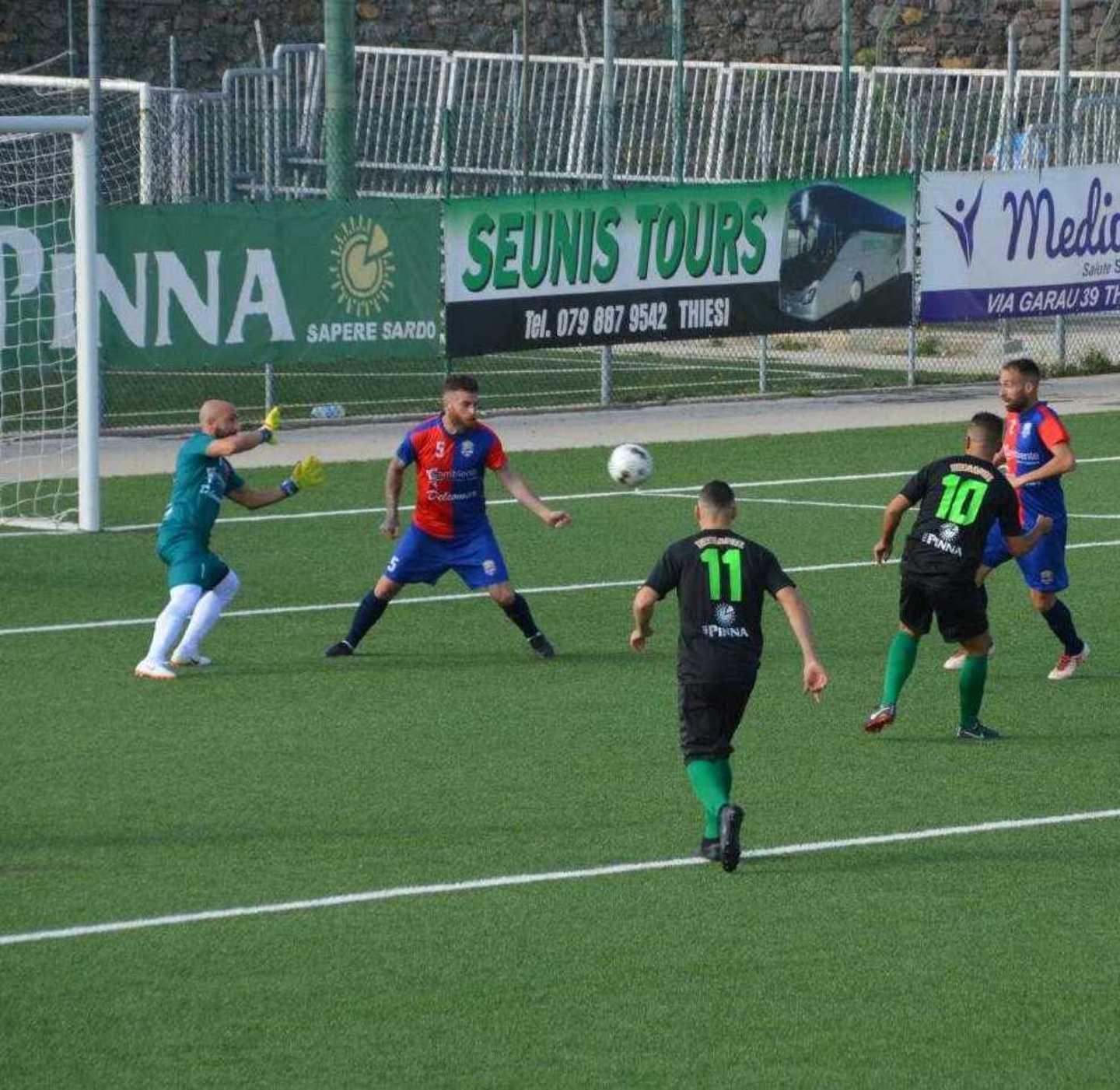 Il Portotorres sprofonda e il Thiesi passa sei volte 