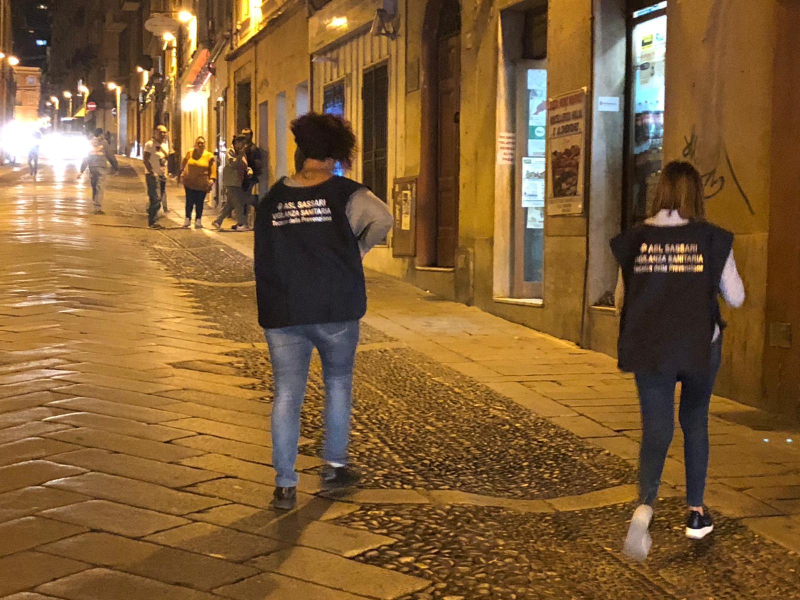 Recenti controlli nel centro storico di Sassari