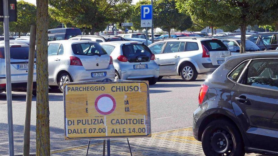Lavori al parcheggio