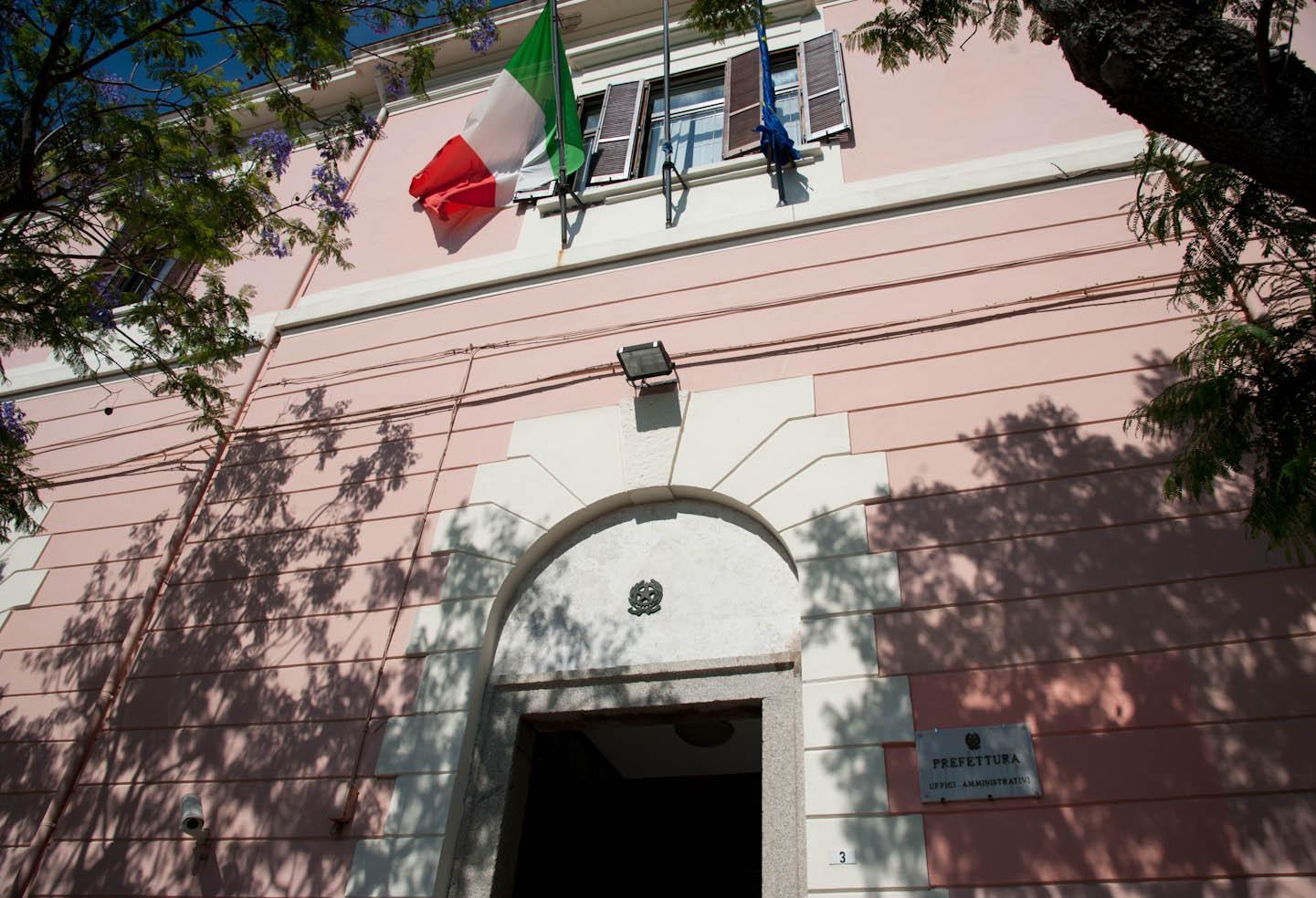 La sede della prefettura (foto Mario Rosas) 