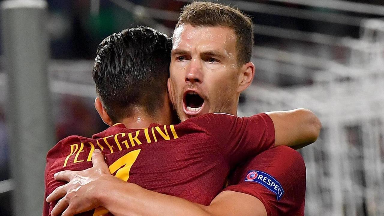 Doppio Dzeko e Under La Roma si riscatta e travolge il Cska Mosca