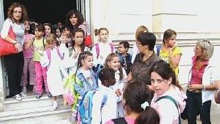 Alunni della scuola elementare Alighieri e l’Itc Einaudi