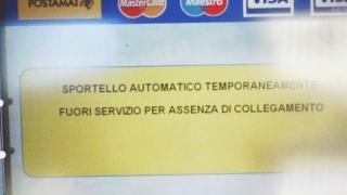 In tilt il telefono della Misericordia e lo sportello postamat
