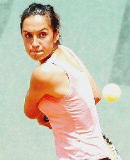 Martina Trevisan in azione