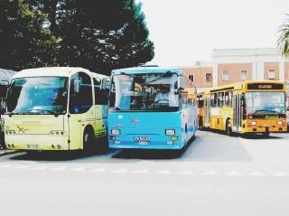 <strong>RAMA. </strong>Autobus e il presidente Simiani