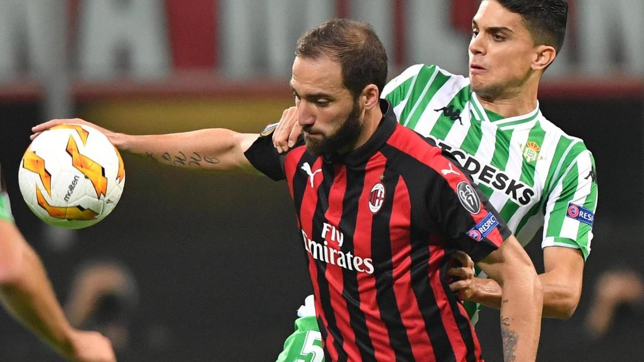 Disastro Milan, il Betis banchetta a San Siro