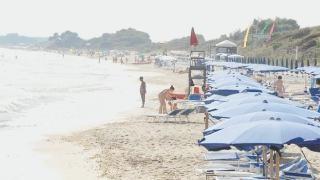 La spiaggia di Carbonifera, sempre più erosa