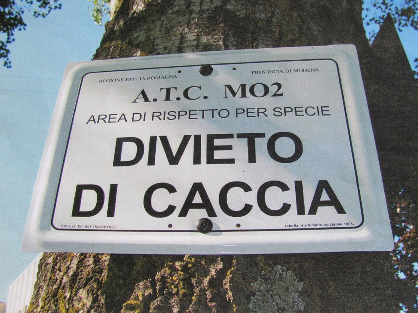 Modena. Troppo vicino alla strada, cacciatore multato