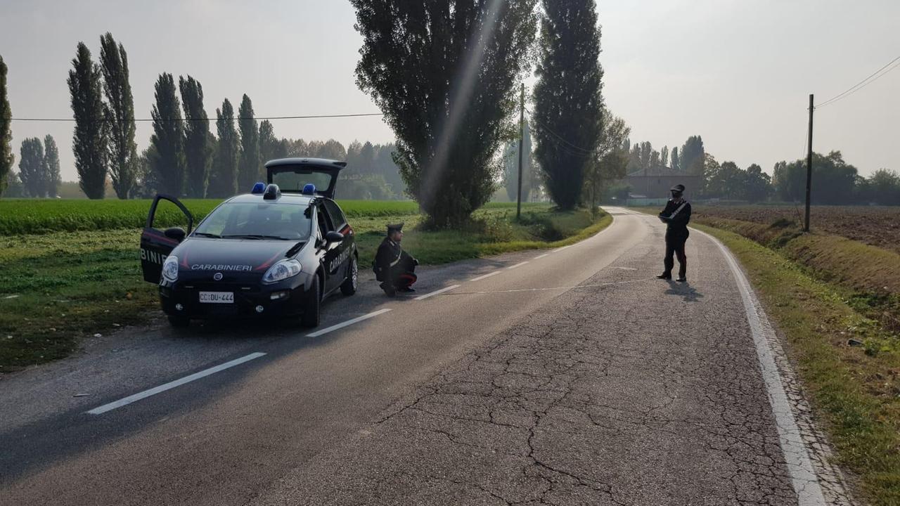 Una pattuglia dei carabinieri di San Giorgio di Piano