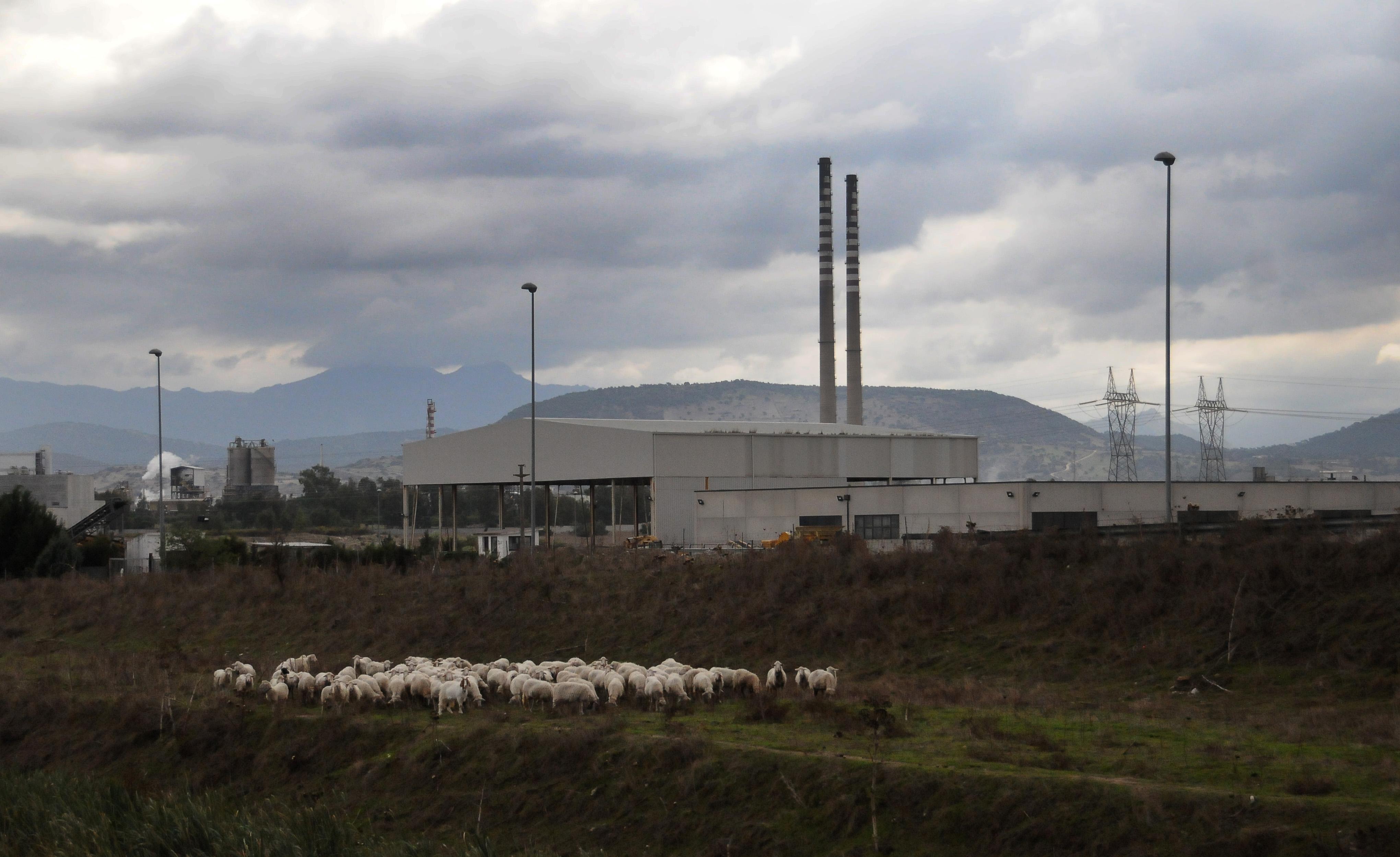 La zona industriale di Ottana