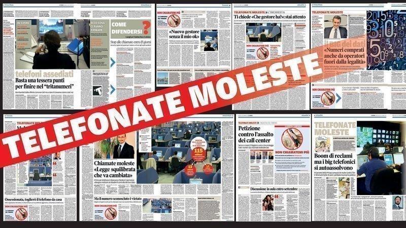 “Scusi chi le ha dato il mio numero di telefono?” Telefonate moleste, petizione per sbloccare il regolamento 