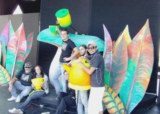 Nella foto alcuni dei protagonisti del musical