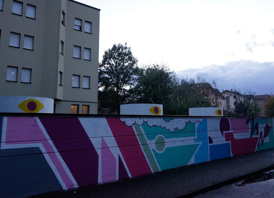 La storia del Foscato raccontata in un murales 