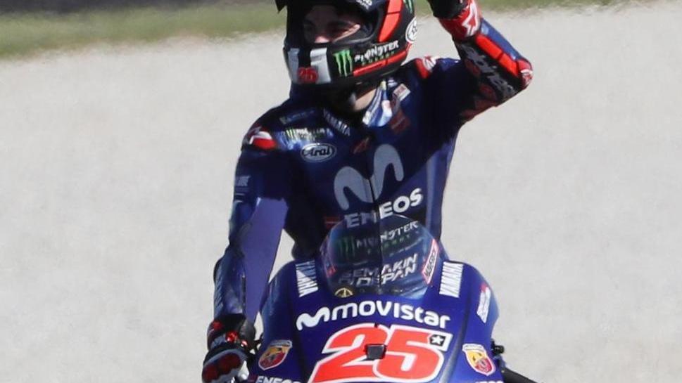 Giù il cannibale, sul podio Vinales, Iannone e Dovi
