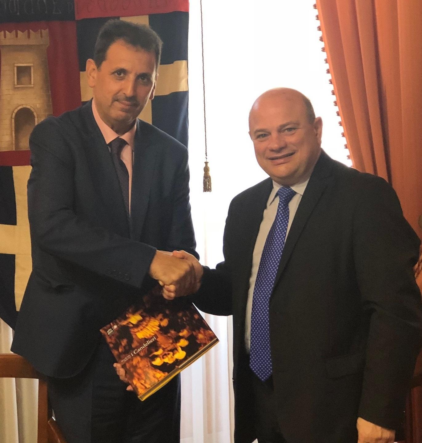 Console del Marocco incontra Sanna