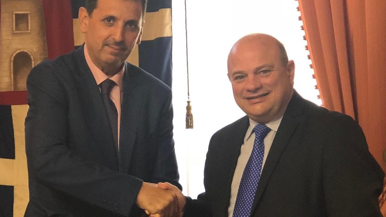 Console del Marocco incontra Sanna