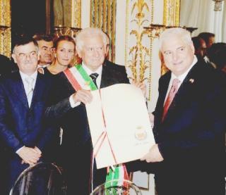 L’incontro in Comune tra il presidente e il sindaco