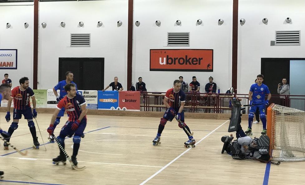 L’uBroker Scandiano in rimonta pareggia con il forte Follonica 