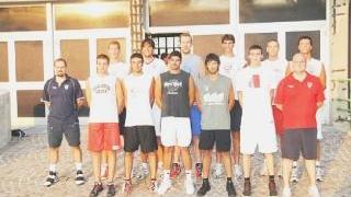 Il gruppo della Pallacanestro Lucca (Vip)