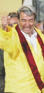 <strong>GIOIA. </strong>Tutta la soddisfazione di Aldo Spinelli dopo il pareggio conquistato contro il Milan