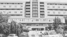Una veduta del monoblocco ospedaliero