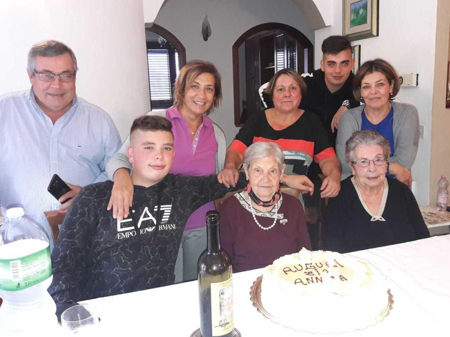 Festa per i 101 anni di zia Annita 