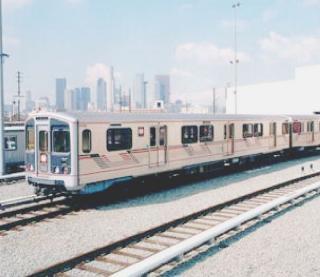 Un convoglio AnsaldoBreda per la metropolitana