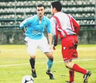 Manuele Del Nero e, a destra, un’azione degli azzurri