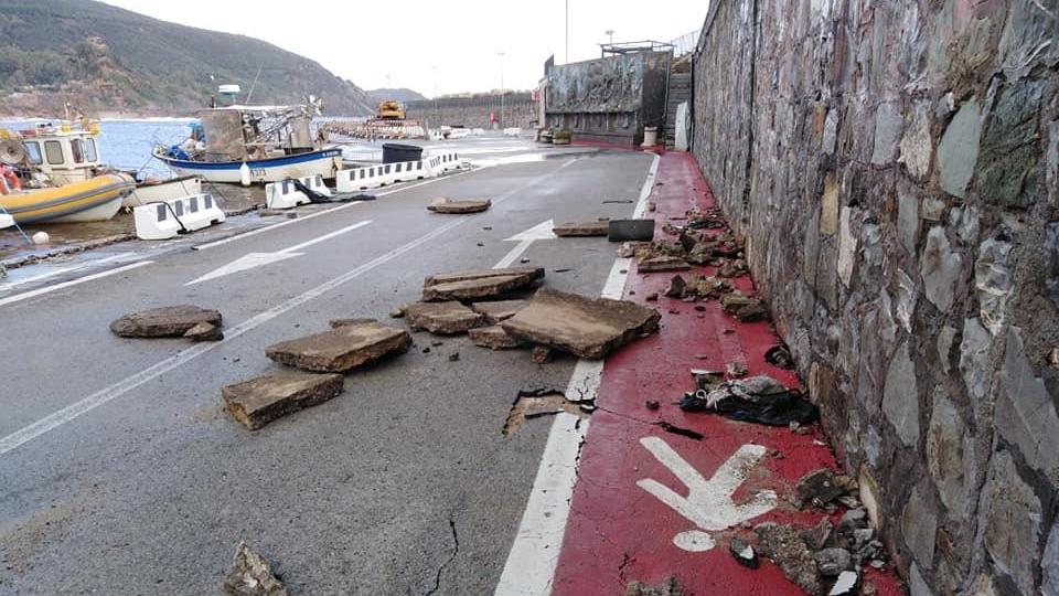I danni dell'ultima ondata di maltempo (foto pubblicata su Facebook da Dario Ballini)