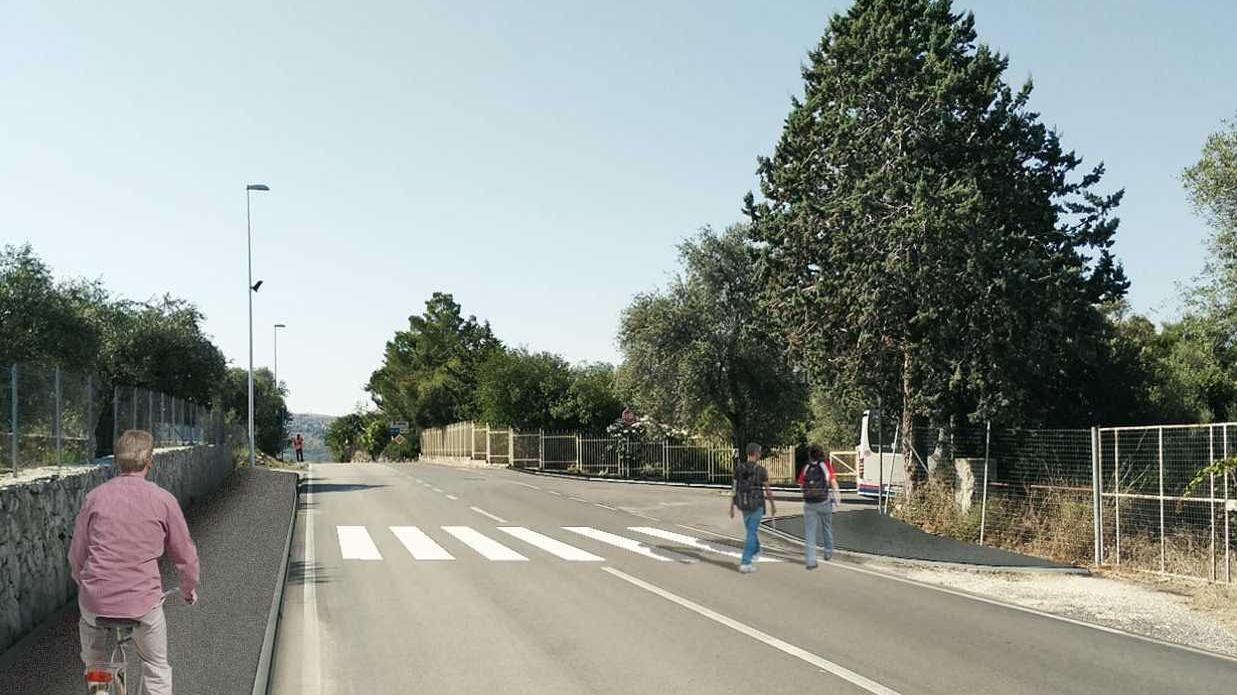Via Milano più sicura con la pista ciclopedonale 