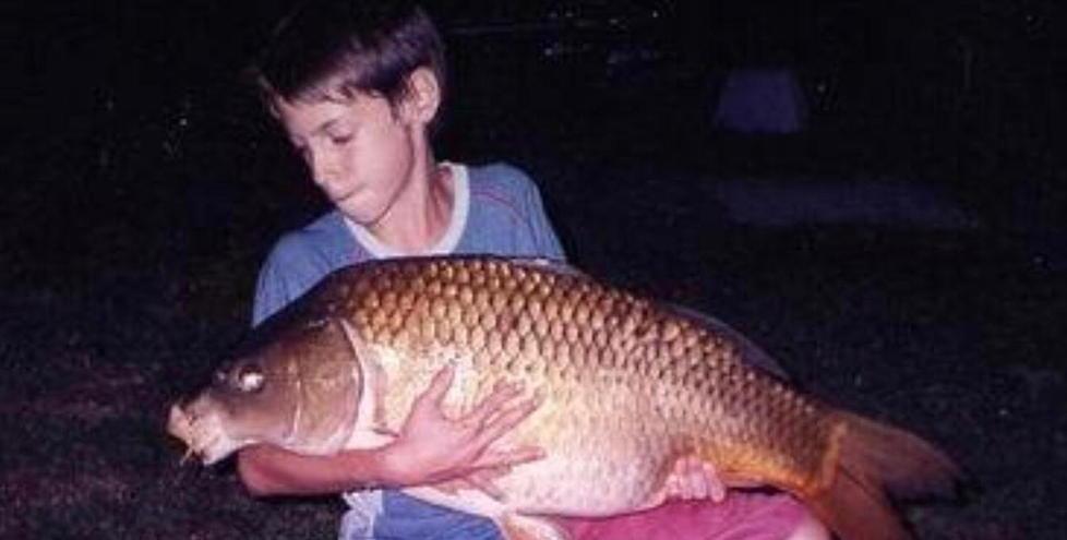 Andrea Manfredi e un’altra passione: la pesca sportiva con papà 
