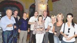L’assessore Paolo Pacini con la delegazione ospite all’agrihotel Elisabetta