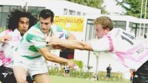 Un’azione di gioco durante il match con il Benetton
