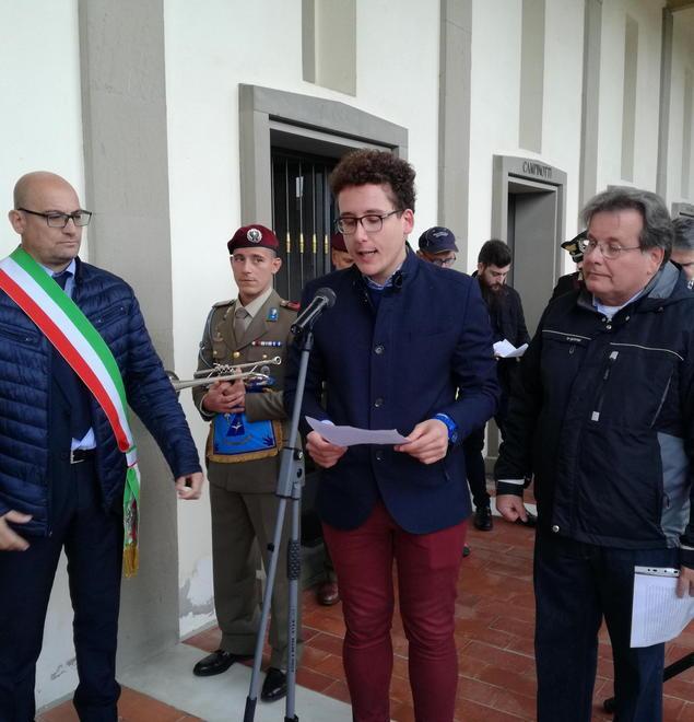 Omaggio alla memoria del presidente Gronchi 