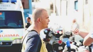 Giampaolo Poletto sul luogo dell’incidente