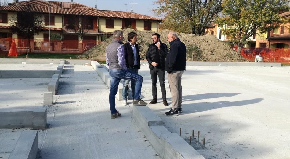 La palestra inizia a svelare i suoi spazi Lavori a buon punto