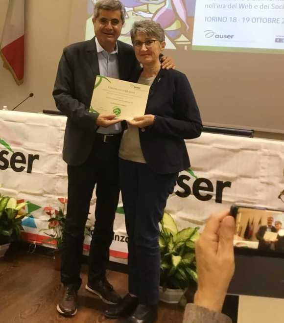 L’Auser premiata a Torino