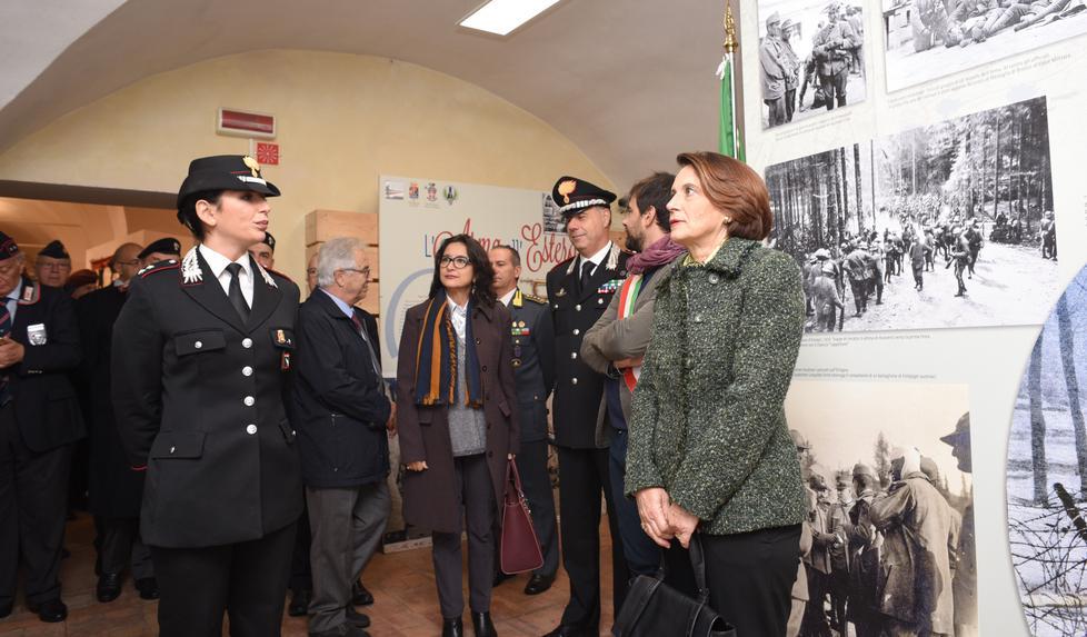 Apre la mostra dell’Arma sulla Grande Guerra fra divise storiche e pannelli fotografici